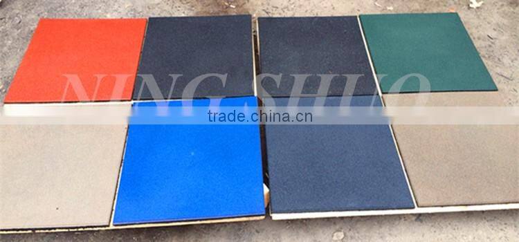 Trade assurance outdoor basketball court rubber floor tile, exterior rubber paver