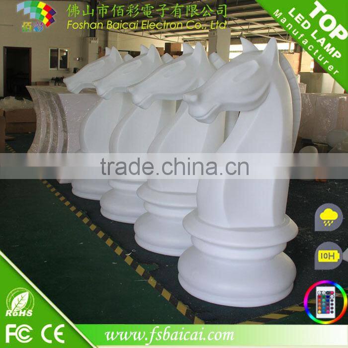 Led outdoor main gate giant chess