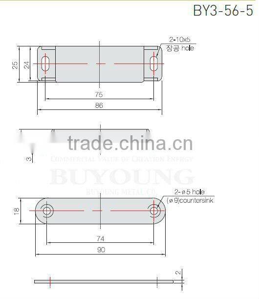 Magnetic Door Catch BY3-56-5