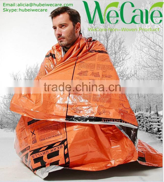 aluminum emergency blankets/foil emergency blanket/wholesale mylar emergency blankets emergency mylar blanket
