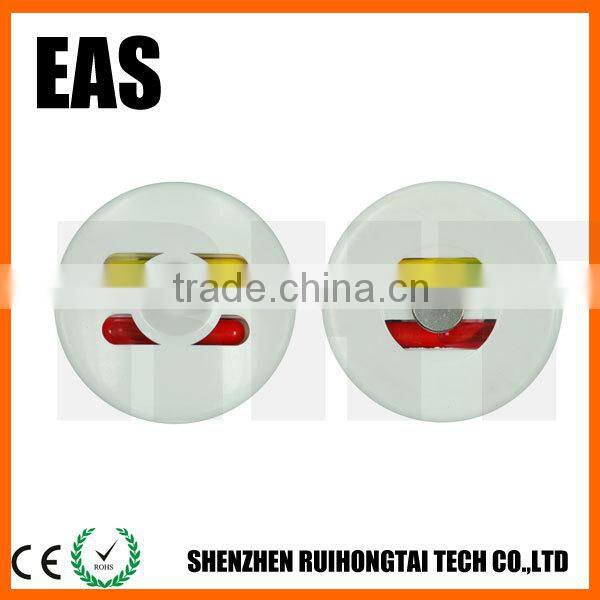 Black Round Security Ink Tags for Retail Loss Prevention