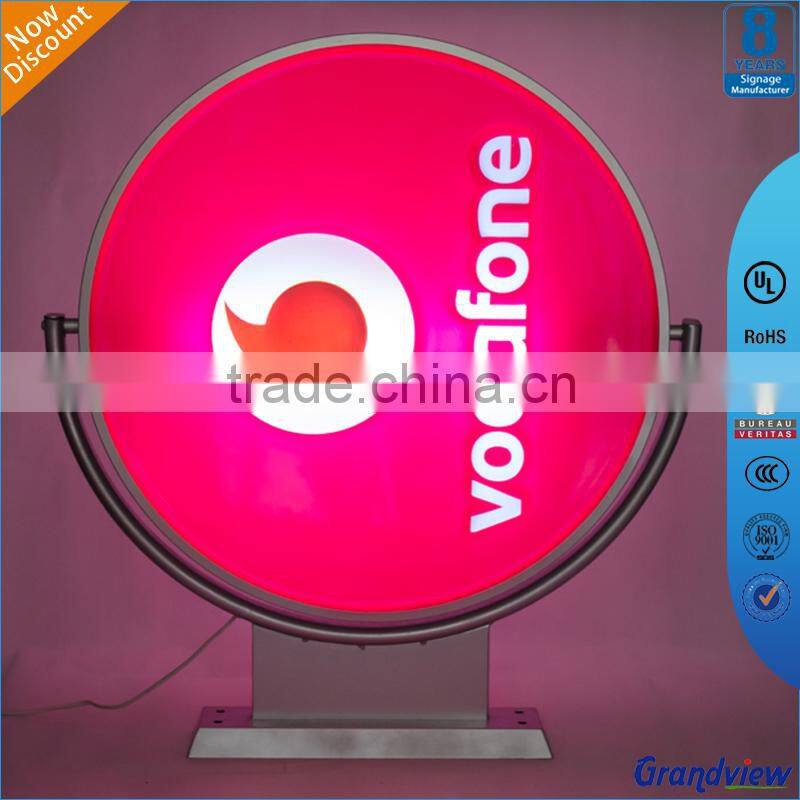 Customized Aluminium frame led outdoor advertising light box for telecom