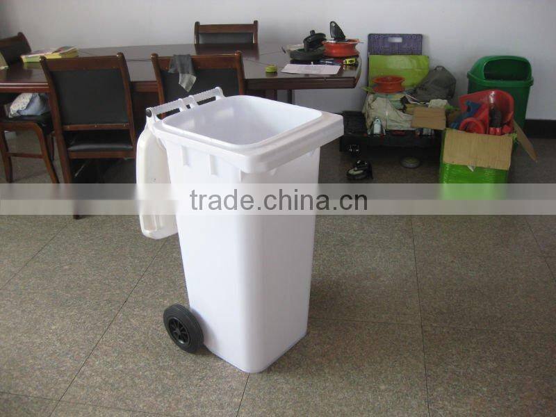 outdoor 100liter garbage bin with wheels