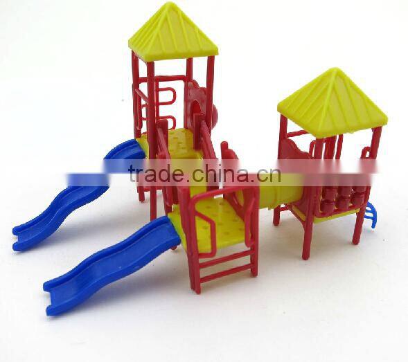 scale resin miniature model game slide equipment for kid toy