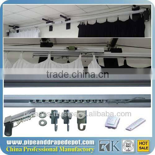 Aluminum motorized stage curtains track