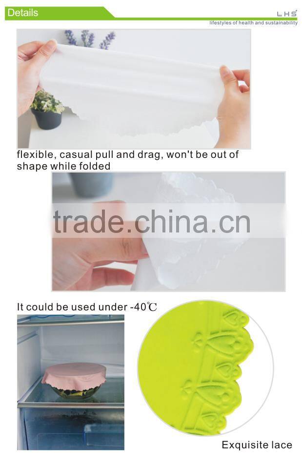 Recycling Environmental Protection Silicone Cling Wrap Dispenser Preservative Film