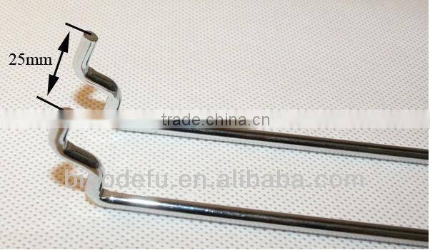 Metal Double Wire Pegboard Hook