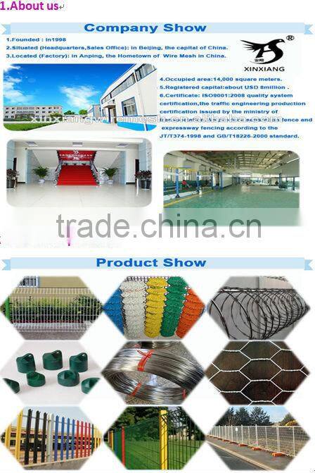 D section galvanized palisade fence(low price)