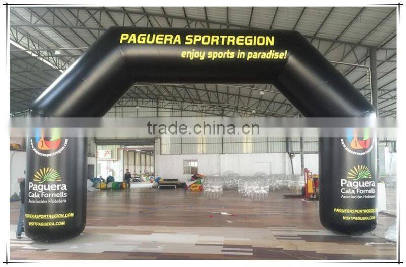2016 China red celebration advertising inflatable arch for sale