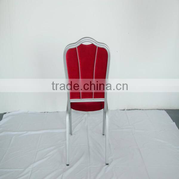 Wholesale reception used stack aluminum hotel banquet chair YC606