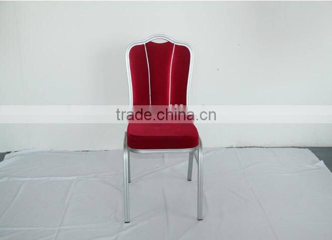 Wholesale reception used stack aluminum hotel banquet chair YC606