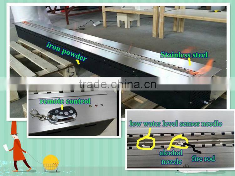 RX-2400 Insert Installation Type ethanol fireplace mental with isolation tank