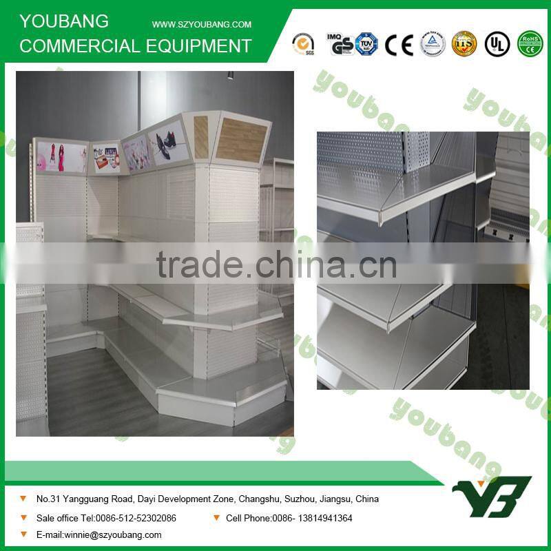 high quality metal supermarket shelf