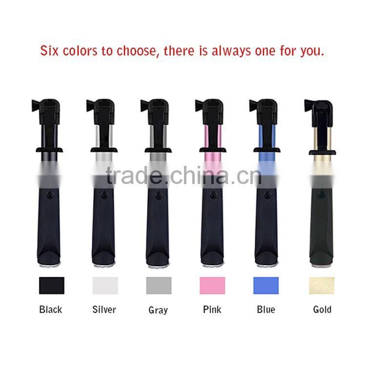 flexible selfie stick wired monopod Aluminum Alloy Pocket Selfie Stick