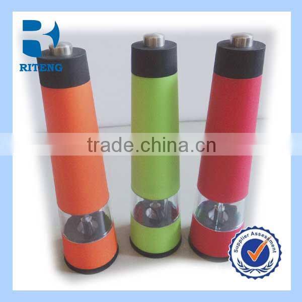 Stainless Steel Electric Pepper Mill Grinder / pepper and salt grinder mill / Pepper Mill