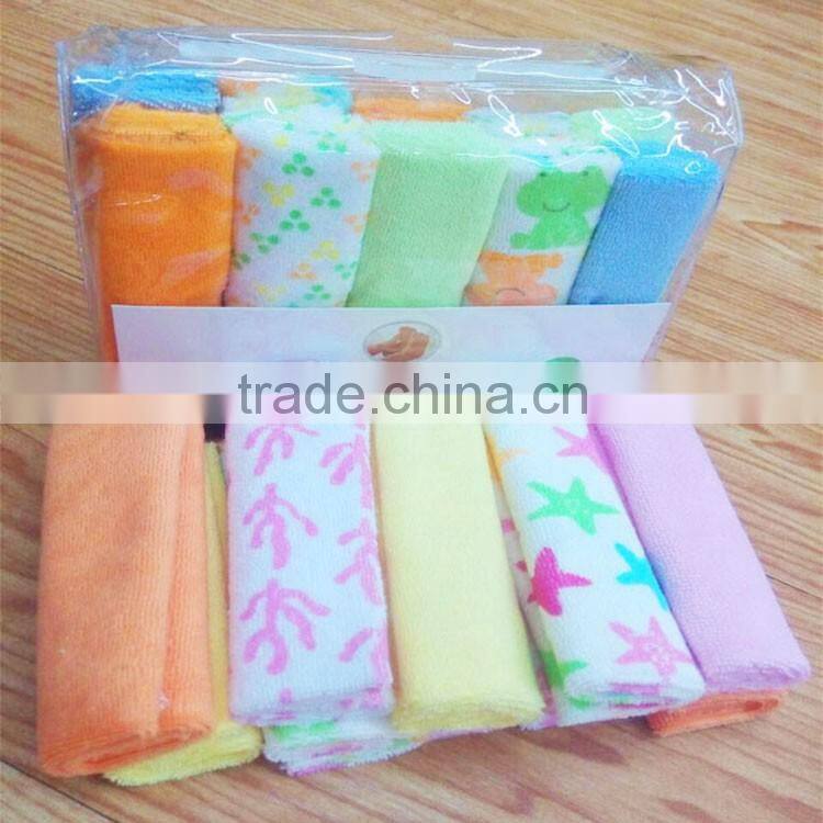 100% cotton colorful soft baby hand towel