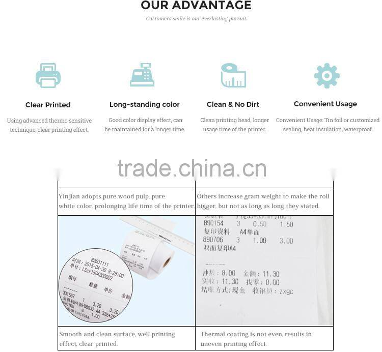 sticker paper label paper roll china supplier