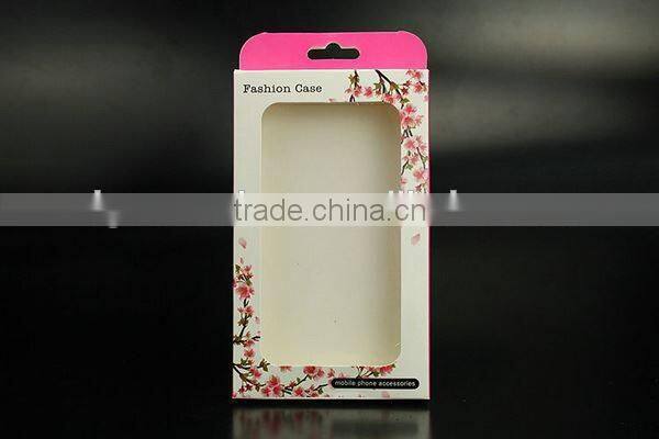 customized logo printing paper packaging box phone case card holder