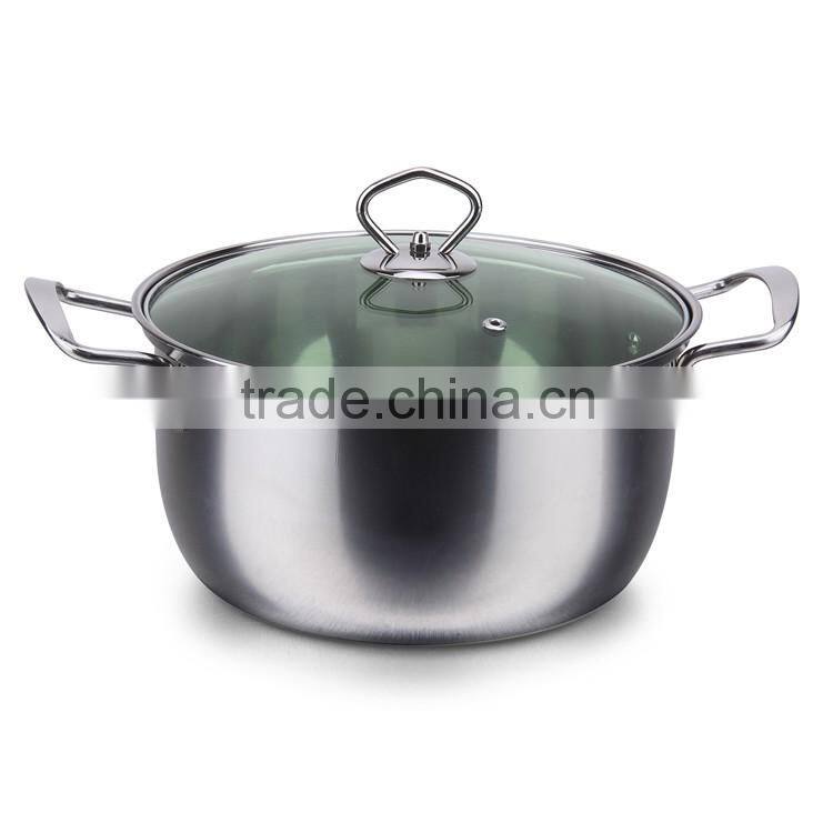 Stainless Steel Hot Milk Boiling Pot & Stock Cooking Pot Set