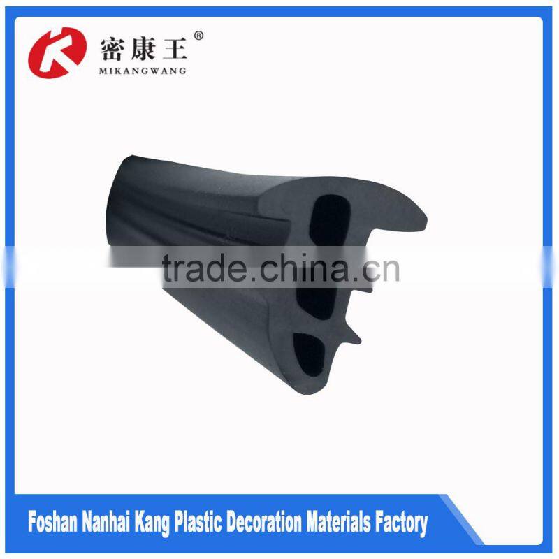 Stable rubber door seals for wooden doors for doors