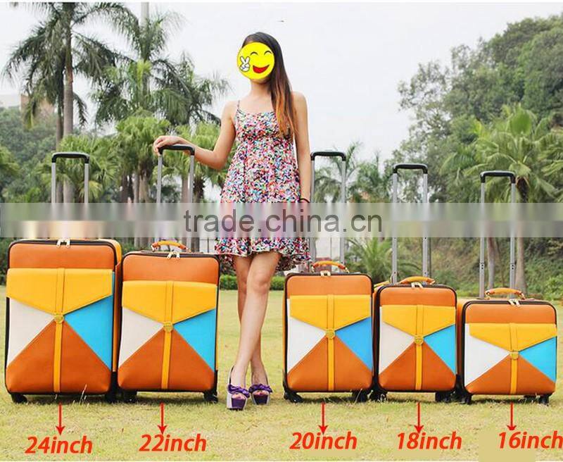 PU Leather Trolley Luggage Case Padlock For Luggage