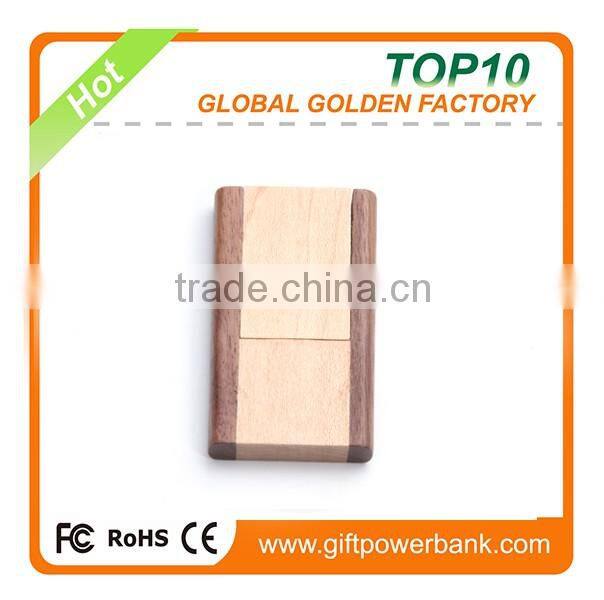 New product 2016 innovative product high capacity swivel wood usb stick