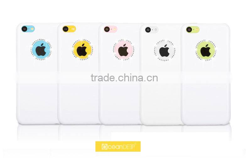 Diamond pc hard case for iphone 5c bling shining plastic case