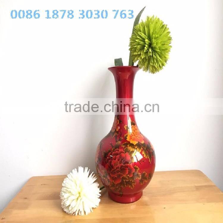 High quality ceramic flower vase with narrow-mouth