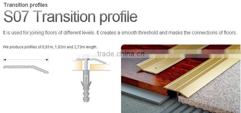 metal ceramic tile trim wood color l shape tile trim