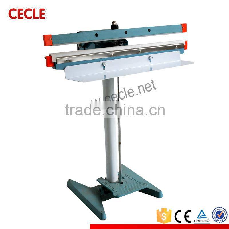 Hand operated bag sealing machine