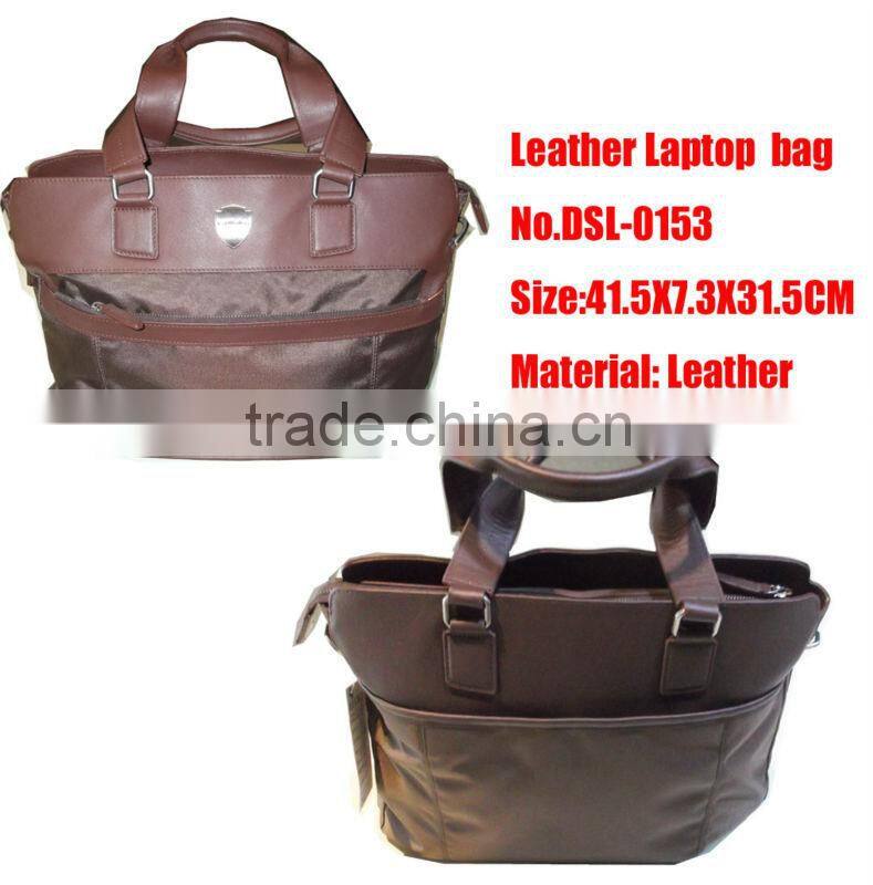 No.DSL-0153 Leather laptop bag