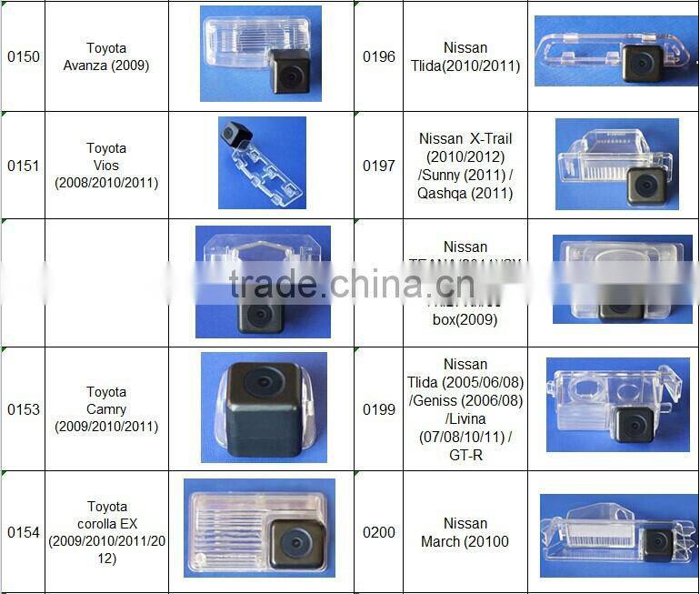 factory derectly sell special car rear view camera,Special OEM car camera for toyota rav4