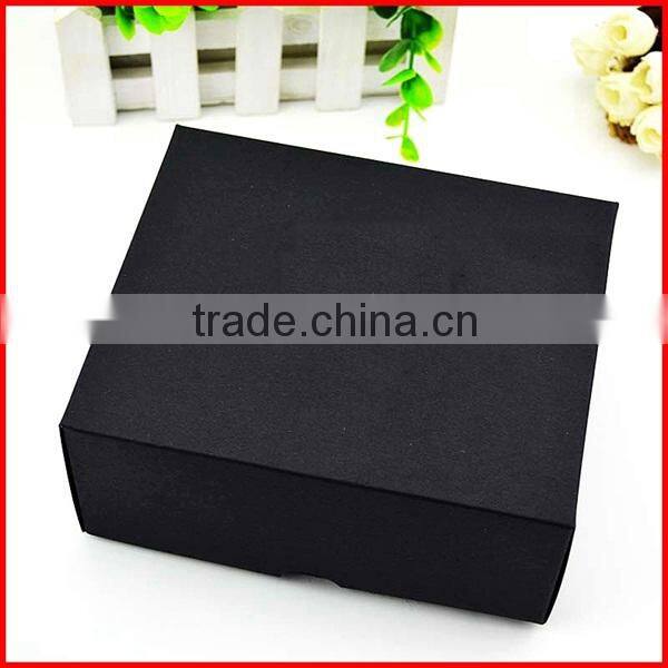 Printing Logo Custom Black Paper Hat Box Packing Wholesale