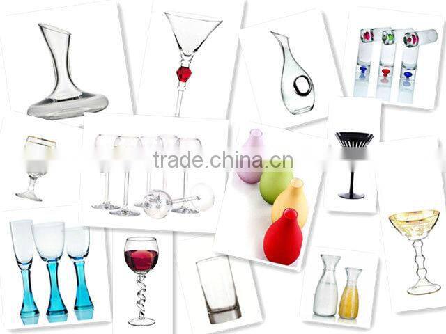 Hand blown decorative water jugs
