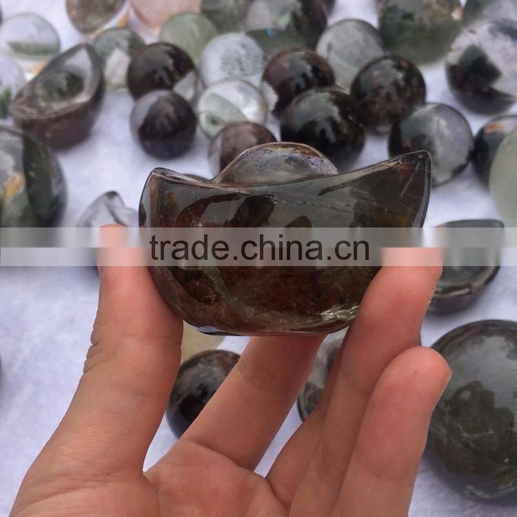 Natural Crystal Stones Chinese National Features Ingot Crystal Carvings For Sale