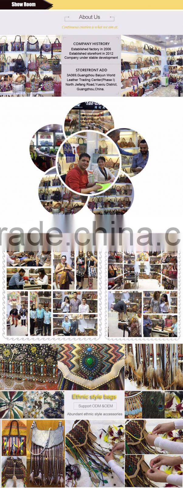 Hot Sale Woven multicolored Tassle Boho Handbags Women's Gypsy Shoulder bag Wholesale