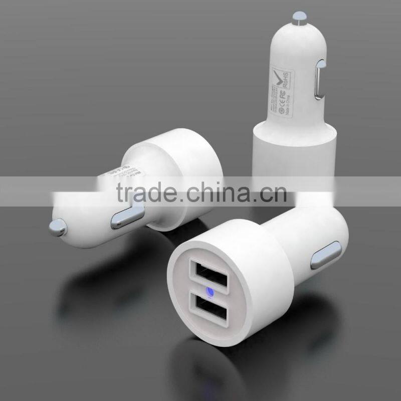 3A+2.4A 5.4A ouput Type C Mini dual car charger for apple iphone, ipad, smartphone,