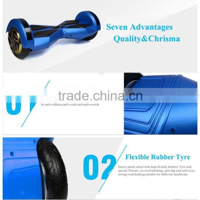 Hottest 8 inch segboard self balancing scooter with bluetooth speaker and Samsung battery