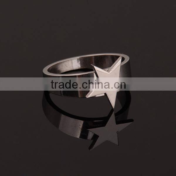 Hot Sale Stainless Steel Star Rings
