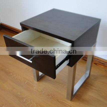 HS0029 King Queen Headboard Nightstand luggage bench microfridge cabinet desk stainless steel legs
