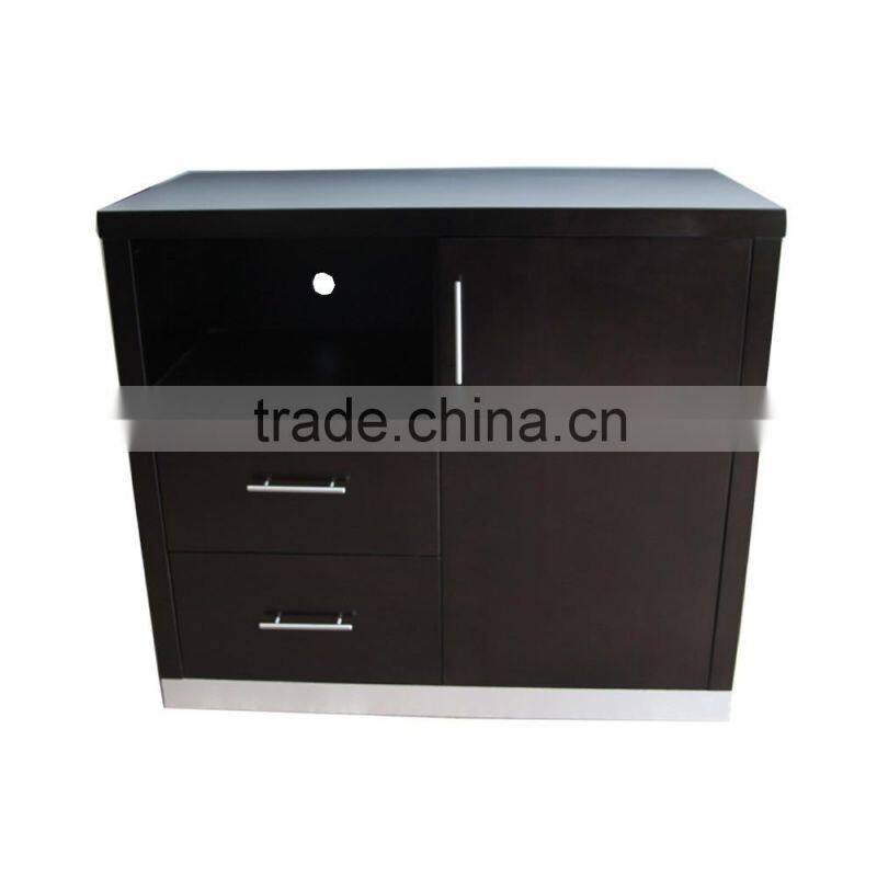 king nightstand with solidwood veneer and HPL top