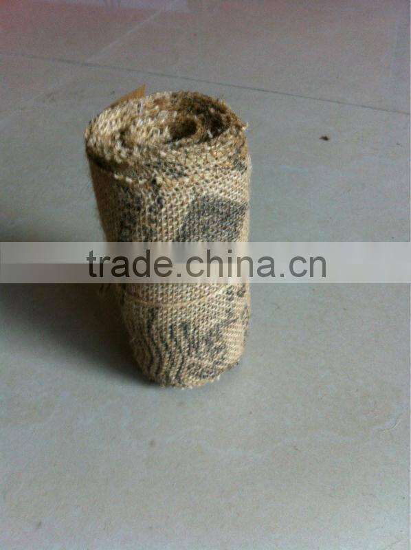 natural burlap ribbon