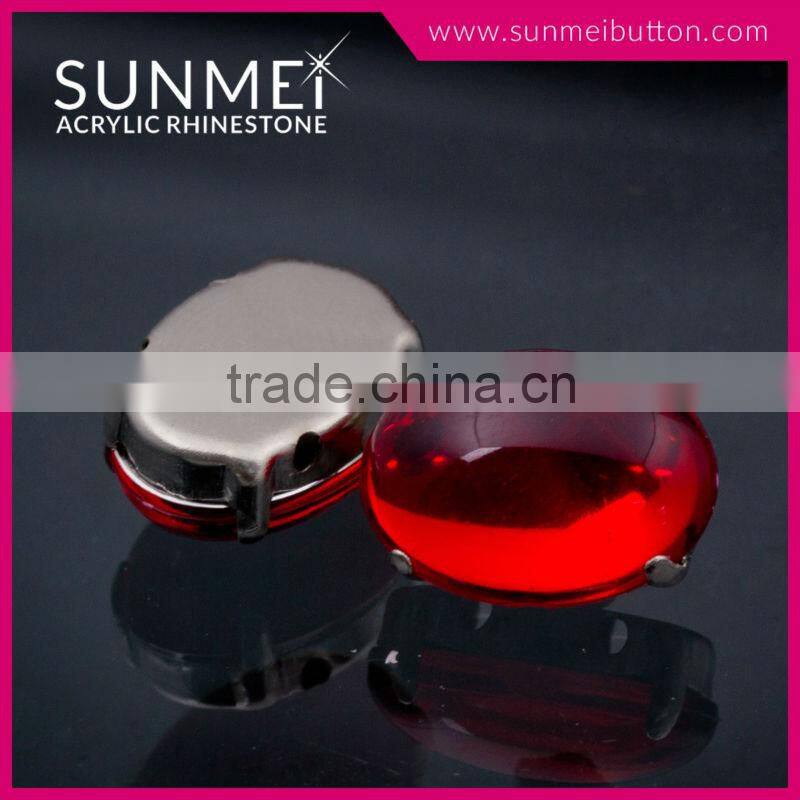 Novelty Crystal Decoration Clawed Kinds of Garment Shank Button for Sale