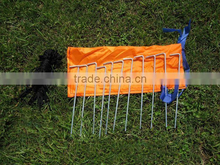 OEM Two People Double Layer Aluminium Pole Tent Outdoor Tent Camping Tour Tent UD16031