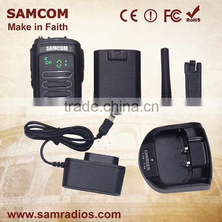 SAMCOM CP-120 High Quality Hidden LED Lighting Handheld Transceiver