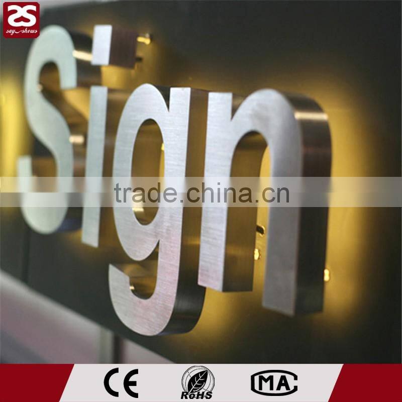 big led metal letters sign