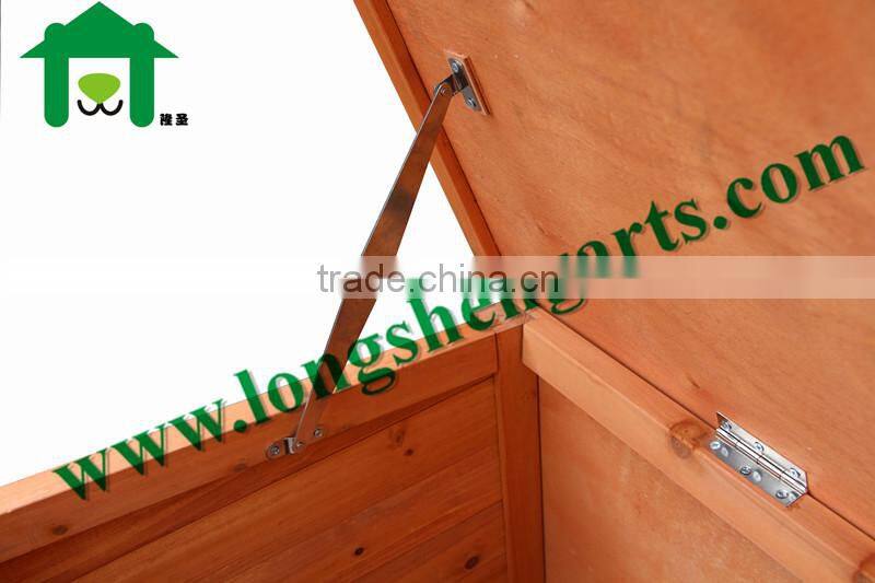 Double-deck Wooden Rabbit Cage