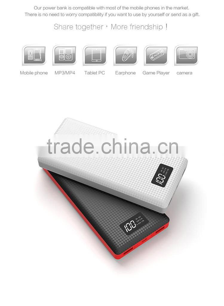 2016 high quality design larger capacity power bank