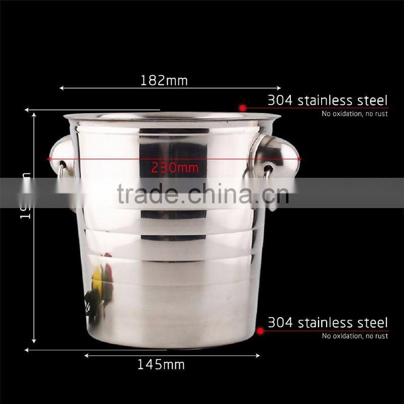 Hot sale cocktail bar tool set, aluminum ice bucket for cheap bar table sets