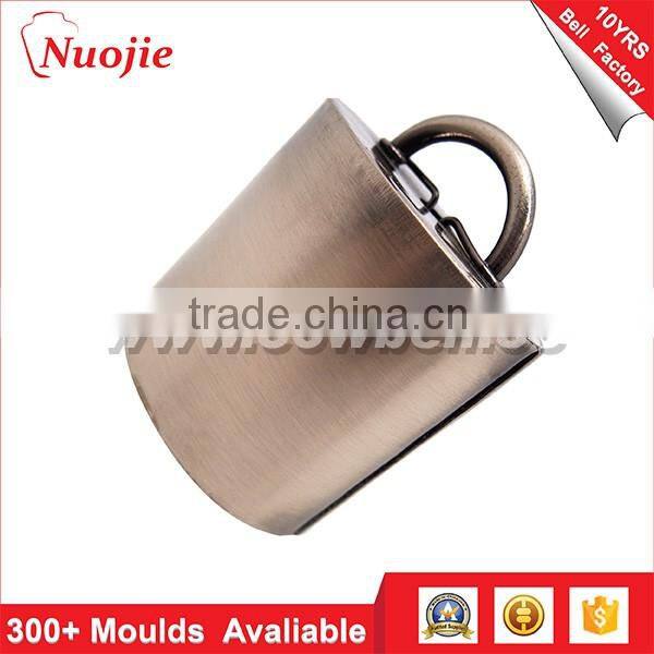 2016 new design small cowbell with cow print and logo